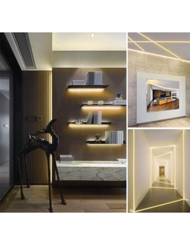 PROFILO FLEX COB | Profilo LED flessibile | Luce: Calda | Dimensioni: Lunghezza 5 m - Spessore 3 mm