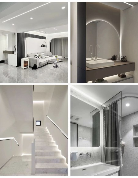 PROFILO FLEX COB | Profilo LED flessibile | Luce: Naturale | Dimensioni: Lunghezza 5 m - Spessore 3 mm