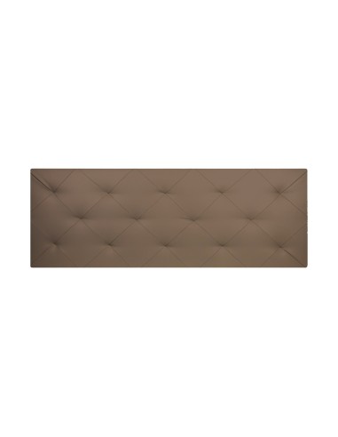 TESTIERA | Spalliera in Ecopelle | Colore Taupe | Cuciture Rombi | Dimensioni L.180 H.80 |