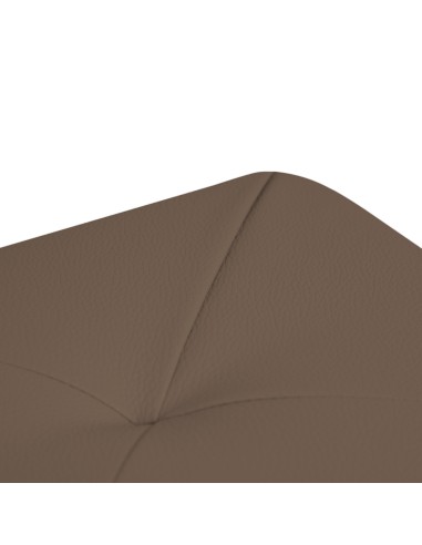 TESTIERA | Spalliera in Ecopelle | Colore Taupe | Cuciture Rombi | Dimensioni L.180 H.80 |