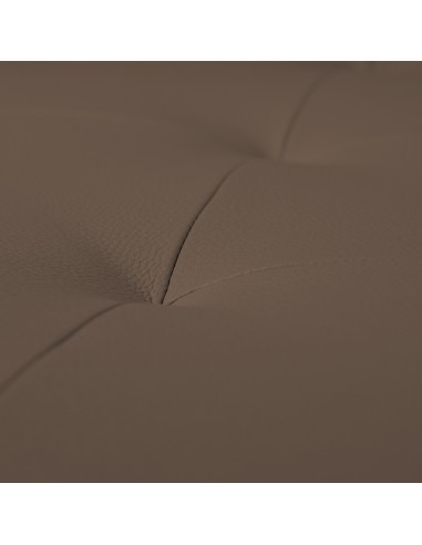 TESTIERA | Spalliera in Ecopelle | Colore Taupe | Cuciture Rombi | Dimensioni L.180 H.80 |