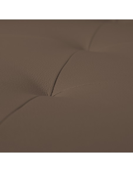 TESTIERA | Spalliera in Ecopelle | Colore Taupe | Cuciture Rombi | Dimensioni L.180 H.80 |