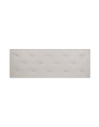 TESTIERA | Spalliera in Ecopelle | Colore Ice | Cuciture Rombi | Dimensioni L.160 H.60 |