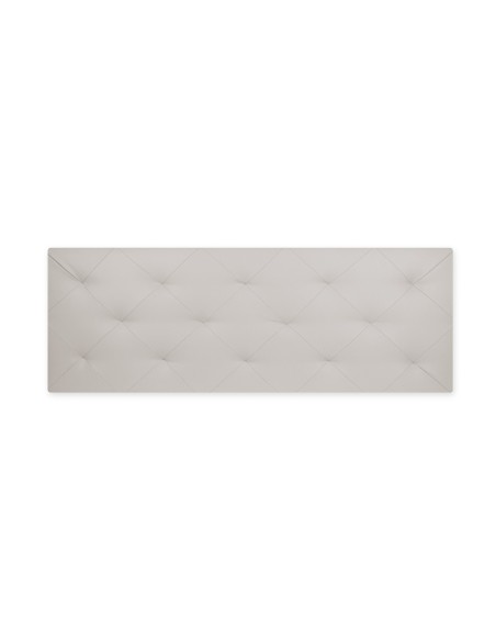 TESTIERA | Spalliera in Ecopelle | Colore Ice | Cuciture Rombi | Dimensioni L.160 H.60 |