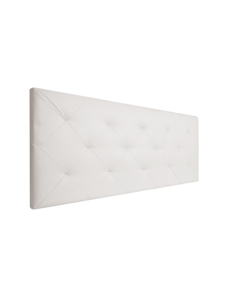 TESTIERA | Spalliera in Ecopelle | Colore Ice | Cuciture Rombi | Dimensioni L.160 H.60 |