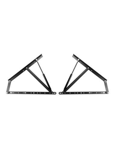 KIT ALZARETE letto MATRIMONIALE + ANGOLARI per rete 13x11 cm | KIT COMPLETO: 2 Trapezi + 2 Pistoni + 4 Clips+ Viti di montagg...