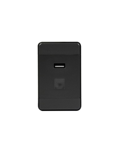 USB SWITCH BLACK | Light switch with USB port | Voltage 12V