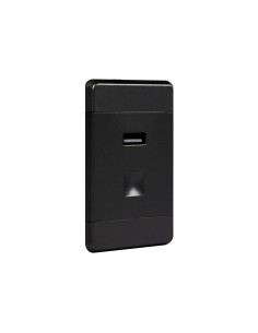 USB SWITCH BLACK | Light switch with USB port | Voltage 12V 2