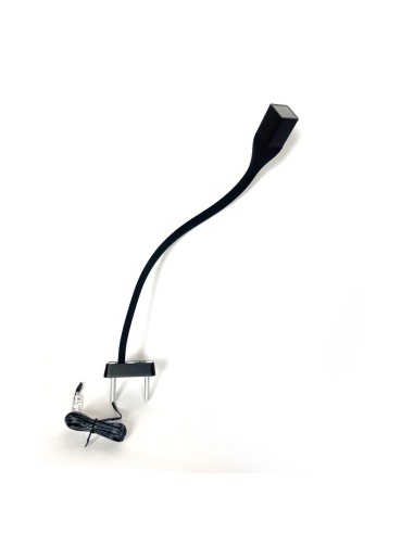 FLEXI-S USBC BLACK  | Lampada LED Flessibile + Attacco USBC | Lampada: Nera | Luce: Naturale | Voltaggio: 12V