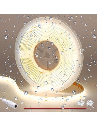 PROFILO FLEX COB DA ESTERNO | Profilo LED flessibile | Luce: Naturale | Lunghezza 5m - Spessore 8 mm | Voltaggio: 12V