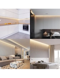 PROFILO FLEX COB DA ESTERNO | Profilo LED flessibile | Luce: Naturale | Lunghezza 5m - Spessore 8 mm | Voltaggio: 12V 2