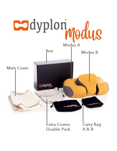 P17 x Dyplon | MODUS | Cuscino Componibile e Multifunzione | Memory Foam | Ortopedico e Multiuso| Cuscino per Cervicali |