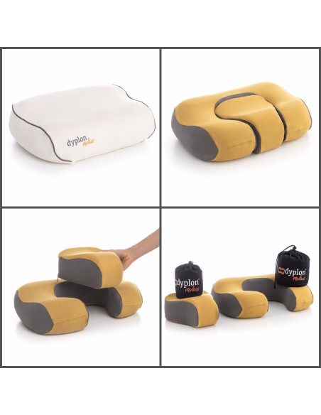 P17 x Dyplon | MODUS | Cuscino Componibile e Multifunzione | Memory Foam | Ortopedico e Multiuso| Cuscino per Cervicali |