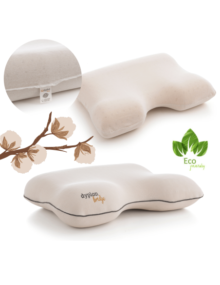 P17 x Dyplon | BRIDGE | Cuscino Ortopedico in Memory Foam | Guanciale 4 Posizioni di Sonno |