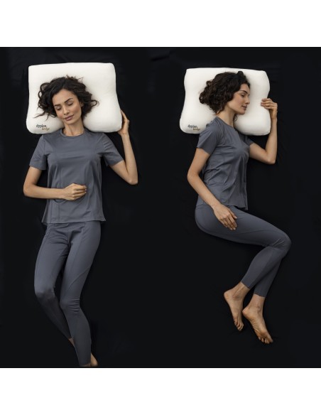 P17 x Dyplon | BRIDGE | Cuscino Ortopedico in Memory Foam | Guanciale 4 Posizioni di Sonno |