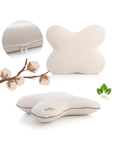 P17 x Dyplon | QUADRO | Cuscino Ortopedico in Memory Foam | Guanciale per Riposo sul Fianco |