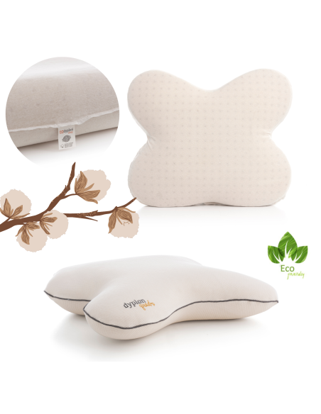 P17 x Dyplon | QUADRO | Cuscino Ortopedico in Memory Foam | Guanciale per Riposo sul Fianco |