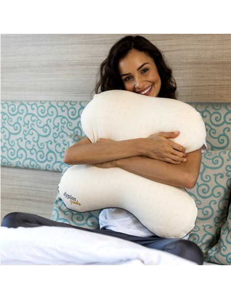 P17 x Dyplon | QUADRO | Cuscino Ortopedico in Memory Foam | Guanciale per Riposo sul Fianco |