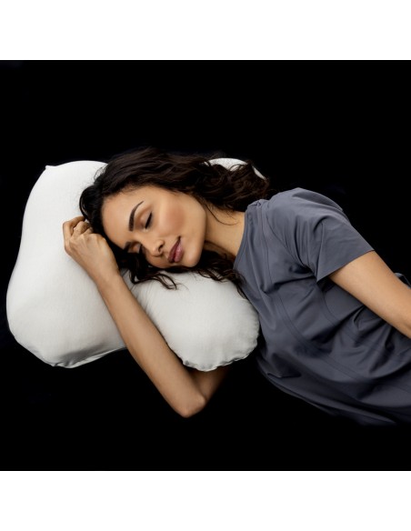 P17 x Dyplon | QUADRO | Cuscino Ortopedico in Memory Foam | Guanciale per Riposo sul Fianco |