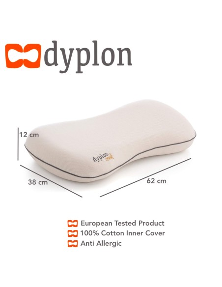 P17 x Dyplon | CROOK | Cuscino in Memory Foam | Guanciale Ortopedico per Cervicali |
