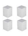 ANGOLARE RETE LETTO -VENERE | SET da 4pz | Poggiarete Letto | H.14,5 L.10X10 cm
