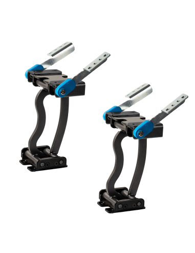 TRASLATOP ARM PREMIUM | Set da 2 Pz | Nero | Meccanismo di Movimento Bracciolo con Regolazione Poggiatesta |