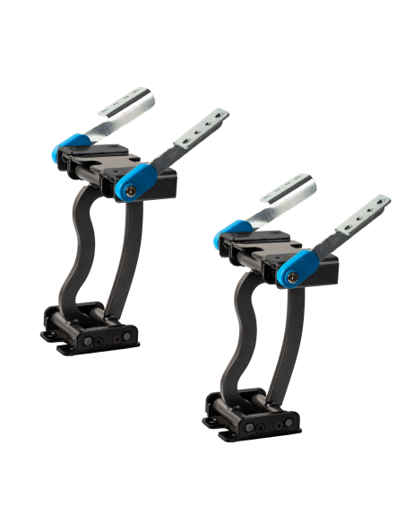 TRASLATOP ARM PREMIUM | Set da 2 Pz | Nero | Meccanismo di Movimento Bracciolo con Regolazione Poggiatesta |