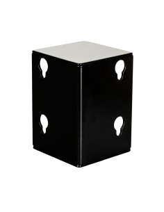 ANGOLARI PER RETE LETTO S | Poggiarete Letto Contenitore | SET 4 Pezzi | H.14,5 cm L.5x5 cm | Colore Nero | 2