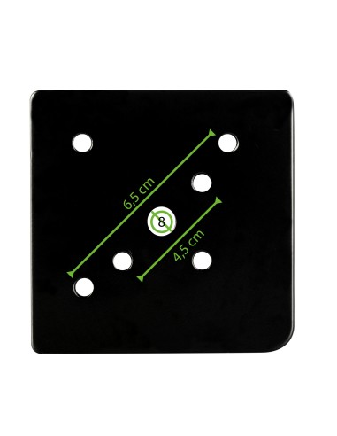 ANGOLARI PER RETE LETTO S | Poggiarete Letto Contenitore | SET 4 Pezzi | H.14,5 cm L.5x5 cm | Colore Nero |