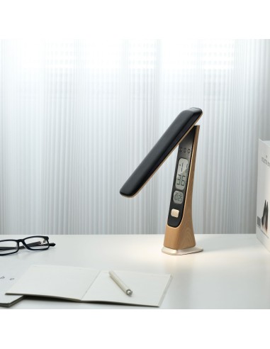 ELEGANCE | Lampada LED da Scrivania | Lampada Dimmer | Legno Naturale | Accensione Touch | Ricaricabile USBC