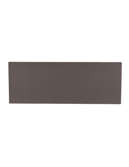 TESTIERA | Spalliera in Ecopelle | Colore Grigio Scuro | Cuciture Righe | Dimensioni L.160 H.60