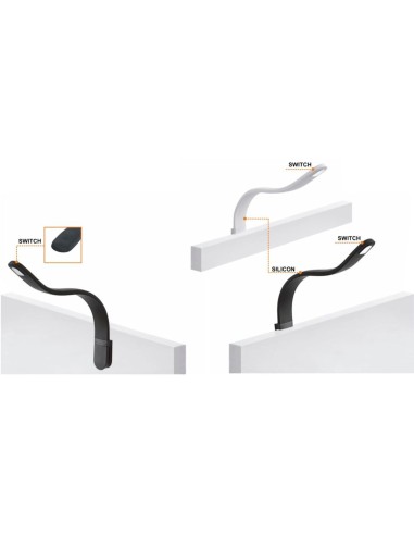 SILKA BLACK | Flexible LED Lamp | Touch switch | Lamp Color: Black | Light: Natural Light | Voltage: 12 V