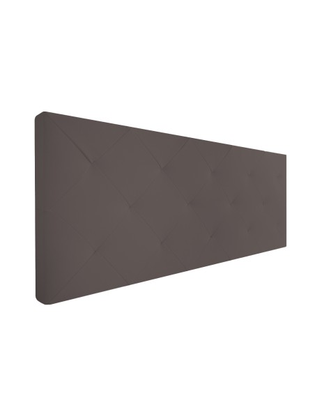 TESTIERA | Spalliera in Ecopelle | Colore Grigio Scuro | Cuciture Rombo | Dimensioni L.160 H.60
