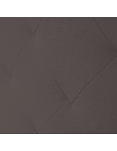 TESTIERA | Spalliera in Ecopelle | Colore Grigio Scuro | Cuciture Rombo | Dimensioni L.160 H.60