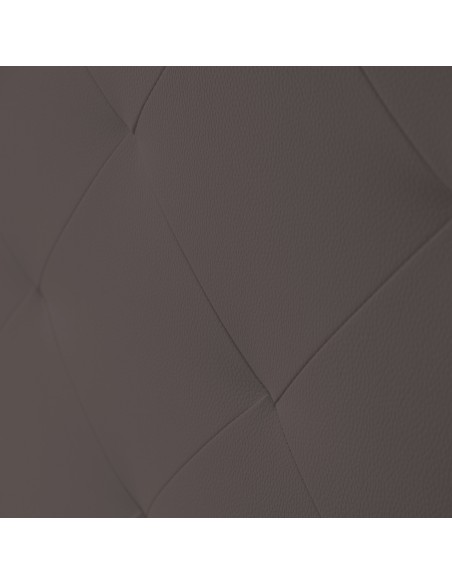 TESTIERA | Spalliera in Ecopelle | Colore Grigio Scuro | Cuciture Rombo | Dimensioni L.160 H.60 |