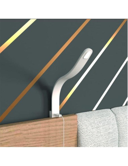 SILKA USB WHITE | Flexible LED Lamp with USB port | Touch switch | Lamp: White | Light: Natural Light | Voltage: 12V
