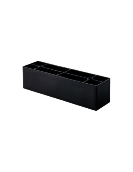 ANTA P | SET of 4 Plastic Legs | Matt Black | H.4,5 L.22 cm | Legs for Sofas and Armchairs