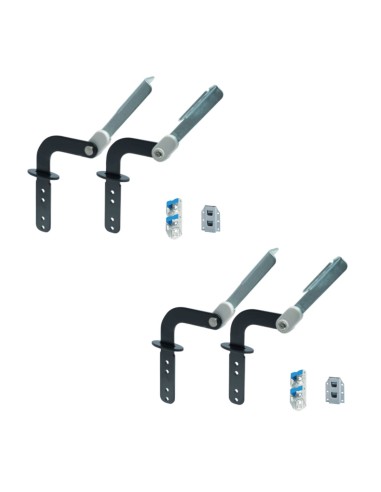 SCATTO BLU PIATTO SFILABILE - 90/210° | SET da 2 coppie | Inclinazione 90/210° |