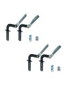 SCATTO BLU PIATTO SFILABILE - 90/210° | SET da 2 coppie | Inclinazione 90/210° |