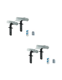 SCATTO BLU PIATTO SFILABILE - 90/210° | SET da 2 coppie | Inclinazione 90/210° 2