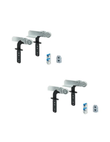 SCATTO BLU PIATTO SFILABILE - 90/210° | SET da 2 coppie | Inclinazione 90/210° |