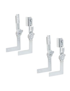 GIOIA | SET da 2 coppie | Cricchetto tirapelle per braccioli fisso | 90°- 205° |