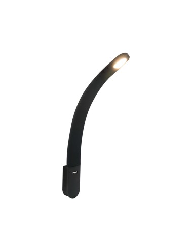 SILKA USB NERA | Lampada LED Flessibile con attacco USB | Accensione Touch |