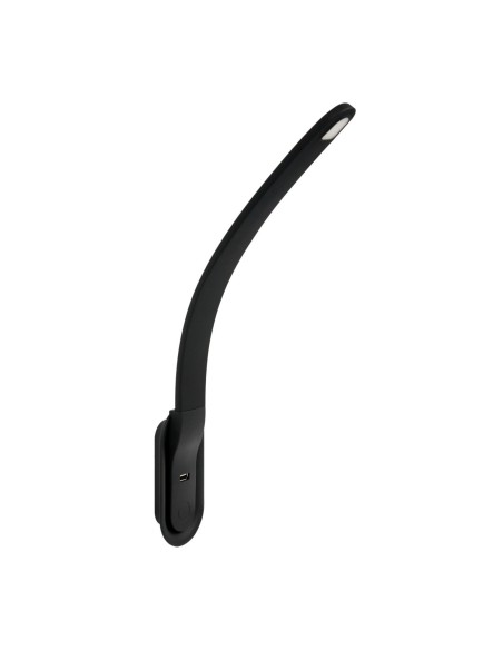 SILKA-COM USB | Flexible LED Lamp with USB port | Touch switch | Lamp: Black | Light: Natural | Voltage: 12V