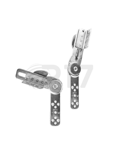 TIRAPELLE W 90-180° | SET da 2 coppie | Cricchetto Poggiatesta Tirapelle | Inclinazione 90-180°