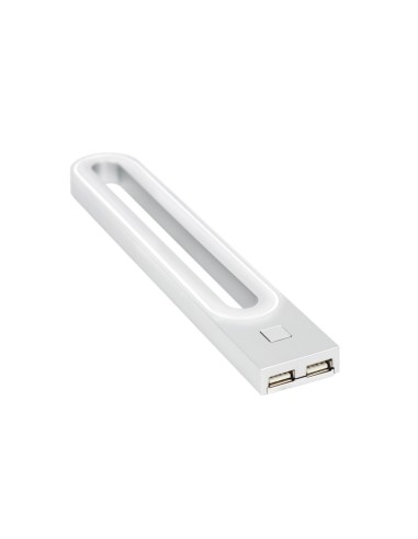 GABI R/USB ALUMINUM | LED Lamp with dual USB port | Lamp: Aluminum | Light: Cold Light | Voltage: 12V