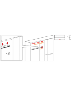 PROFIL D PIR | LED Profile with PIR motion sensor | Lamp: Aluminum | L. 60 cm 2