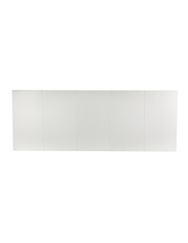 TESTIERA | Spalliera in Ecopelle | Colore Bianco | Cuciture Righe | Dimensione 180X80