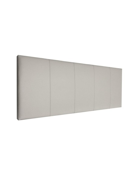 HEADBOARD | Faux Leather Headboard | Grey Color | Striped Stitching | Dimensions 180X80