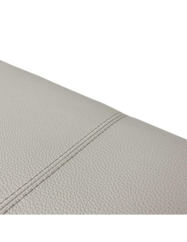 HEADBOARD | Faux Leather Headboard | Grey Color | Striped Stitching | Dimensions 180X80